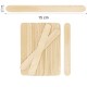 Natural wood sticks, 1.5*15 cm, ice cream, 100 pieces
